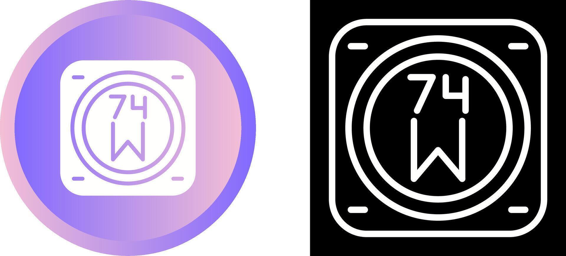 Tungsten Vector Icon