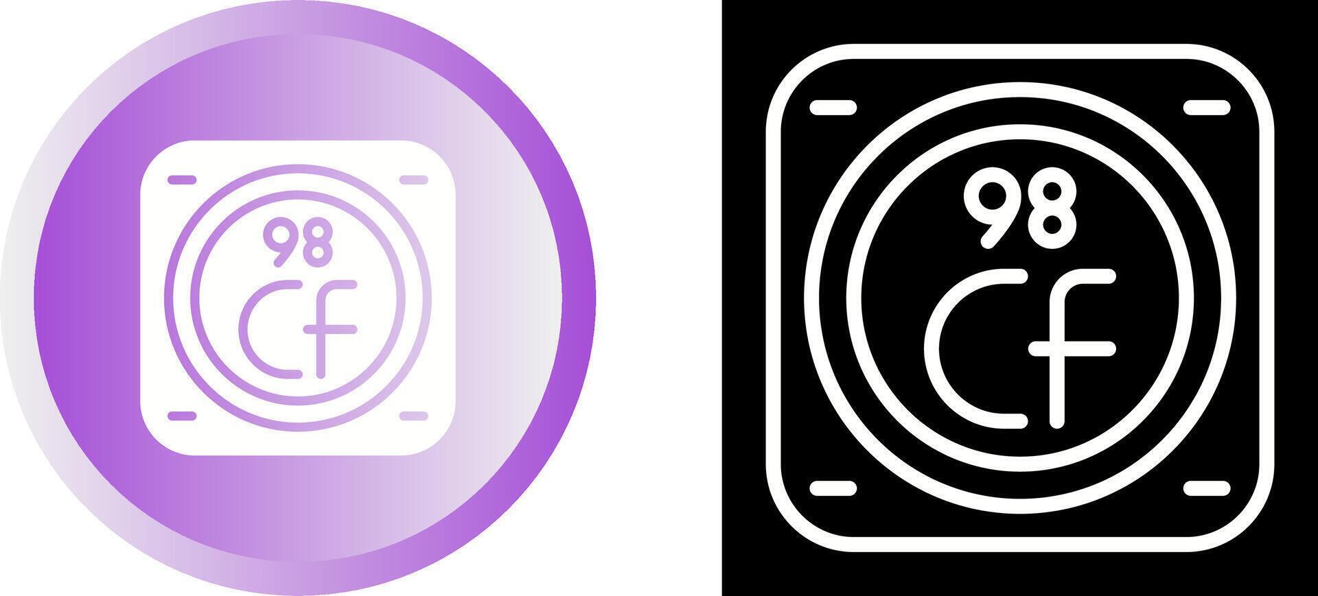 Chemical Element Vector Icon
