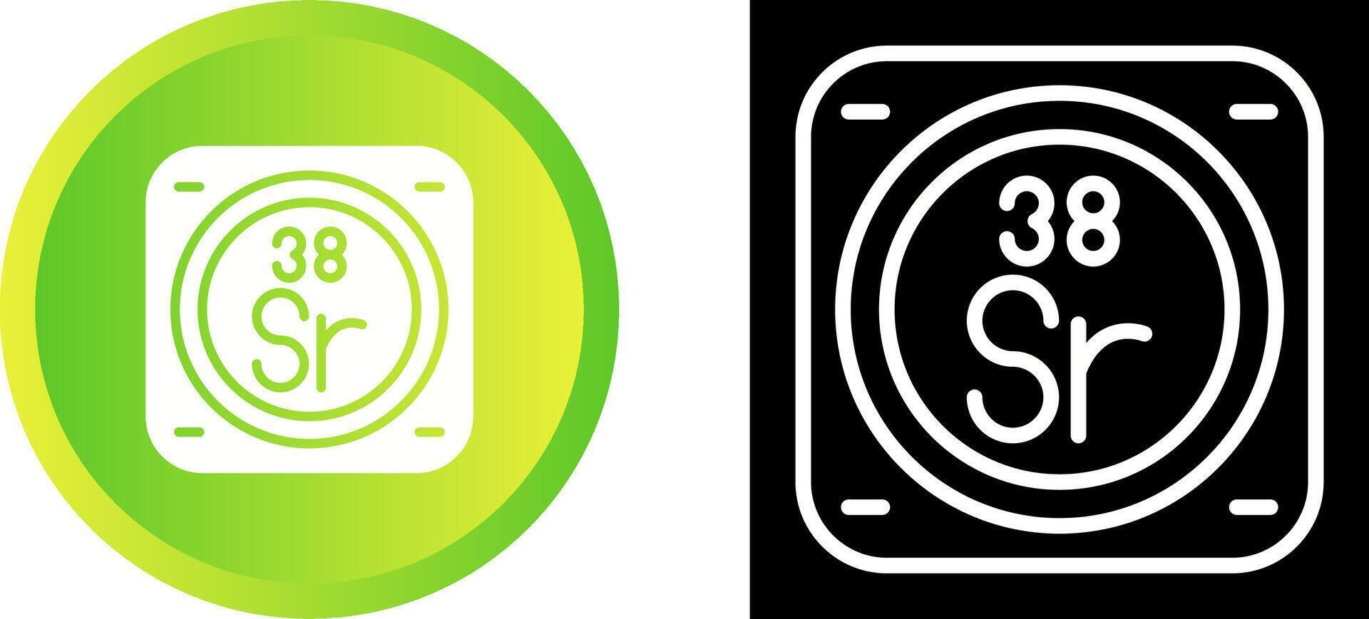 Strontium Vector Icon