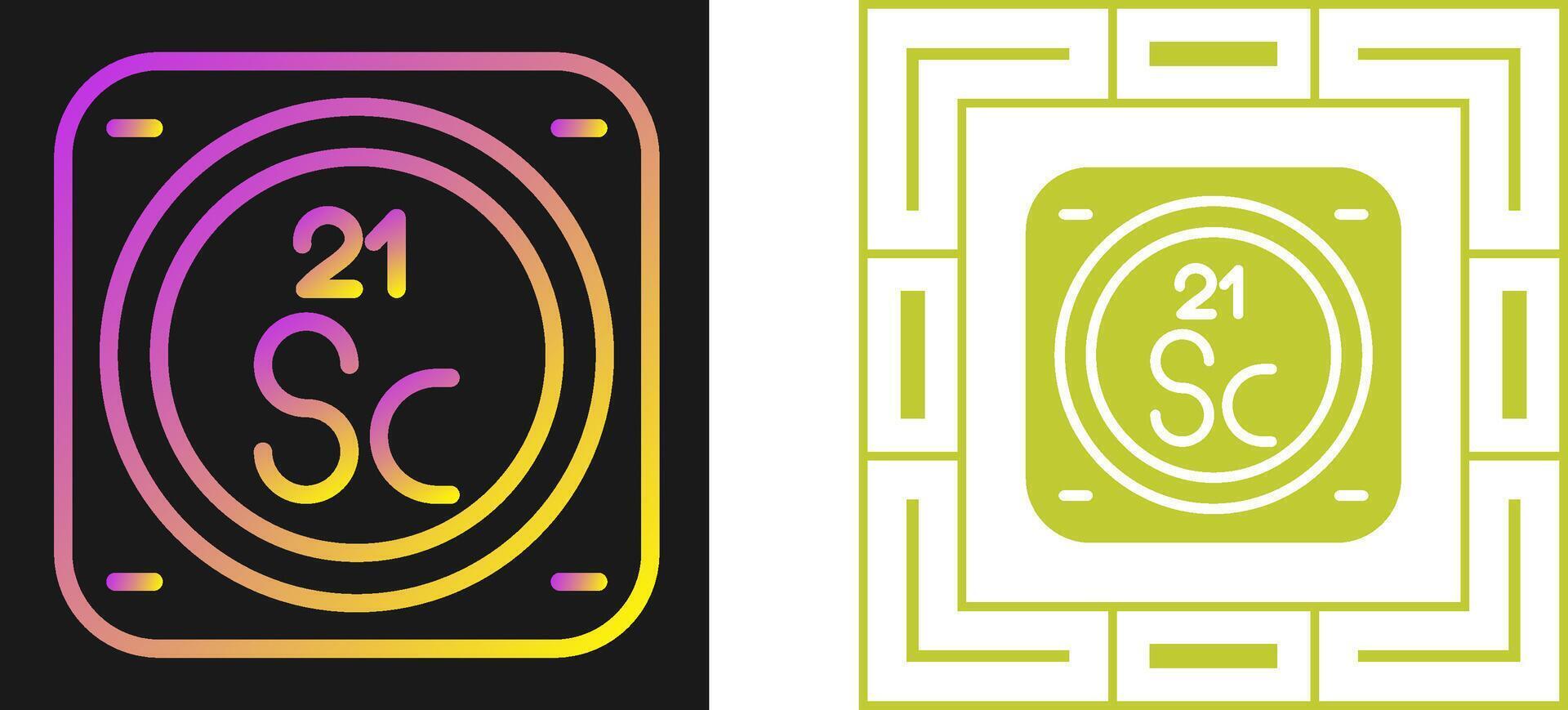 Chemical Element Vector Icon