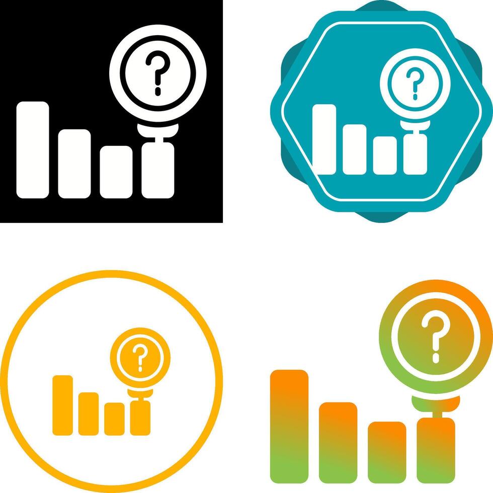 Sales Analysis Vector Icon