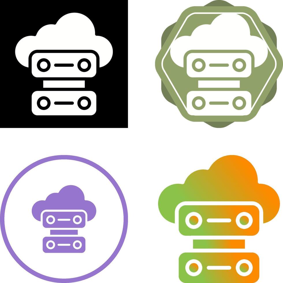 Data Center Vector Icon