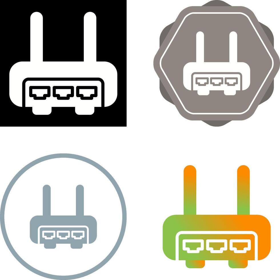 Router Vector Icon
