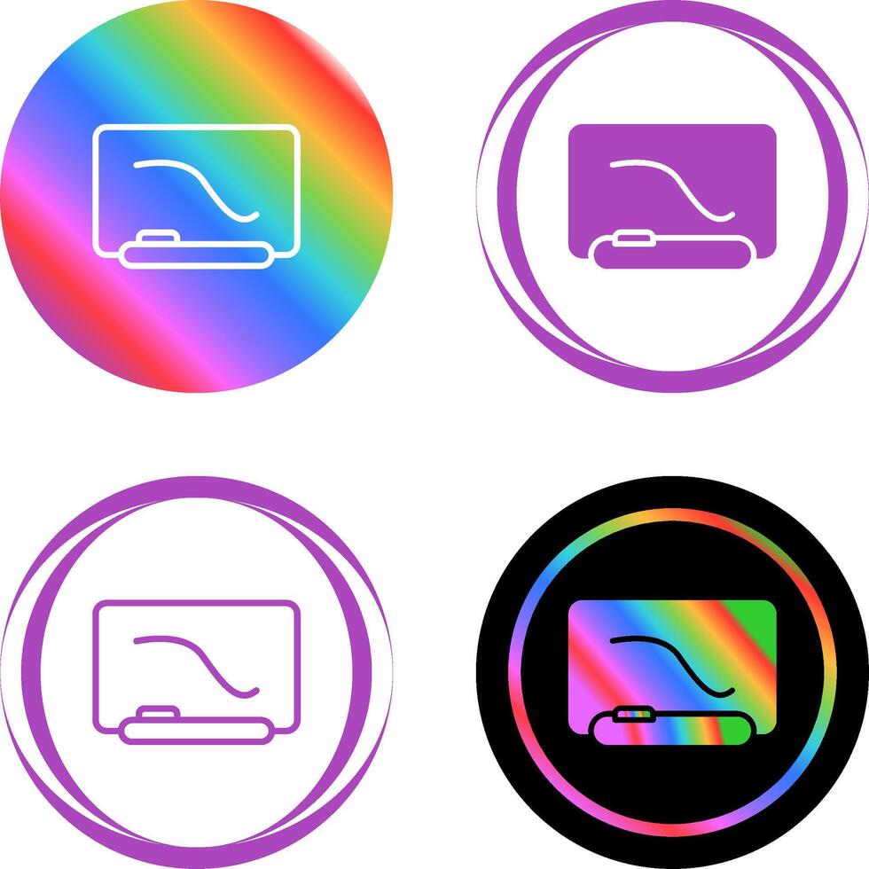 Interactive Whiteboard Vector Icon