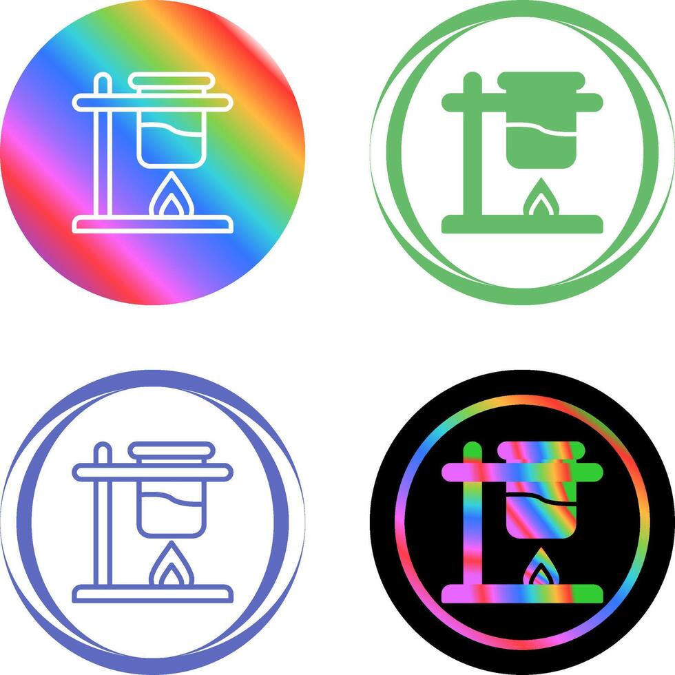 Bunsen Burner Vector Icon