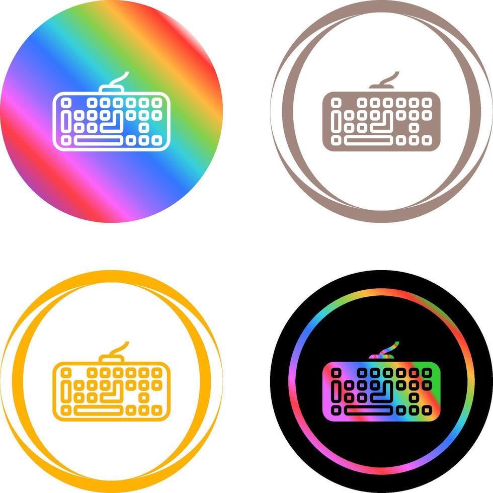 icono de vector de teclado