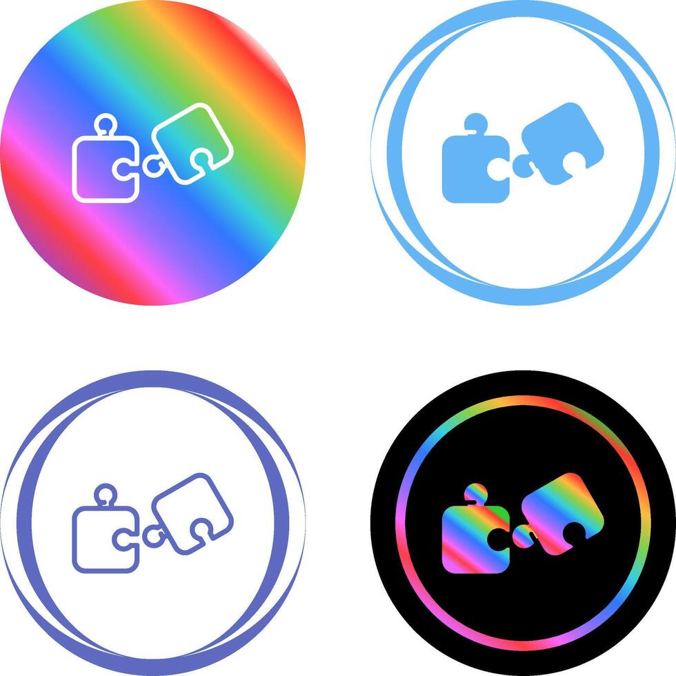 Jigsaw puzzle Vector Icon