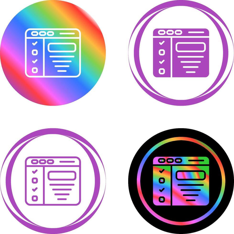 Design Brief Vector Icon