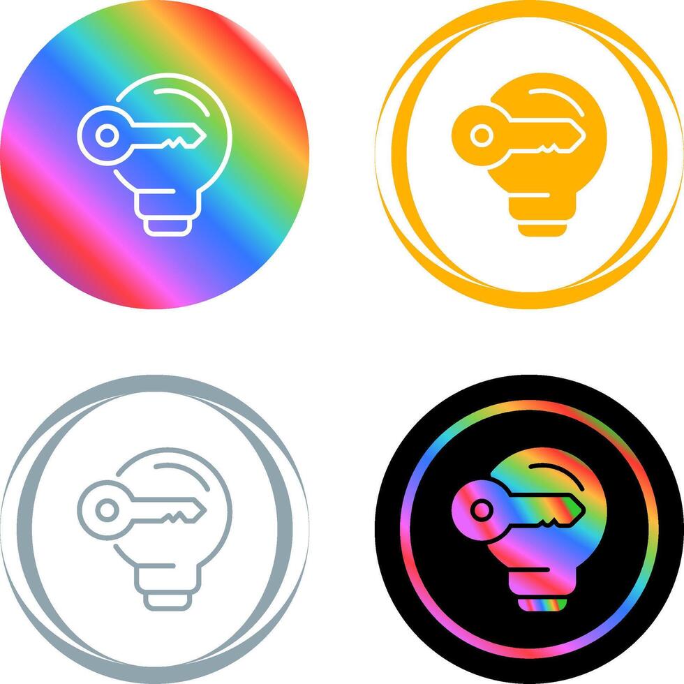 icono de vector de idea