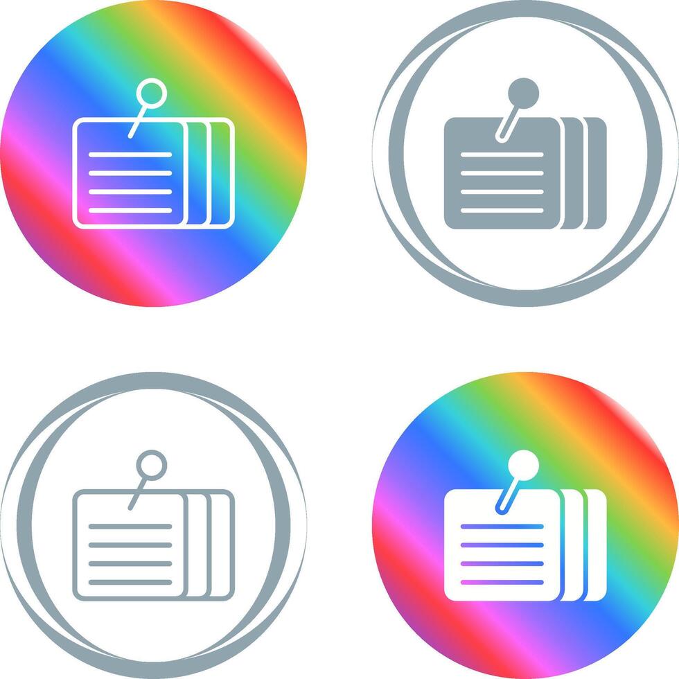 Memo Vector Icon