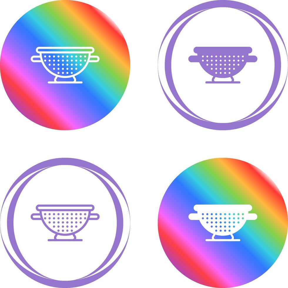 Colander Vector Icon
