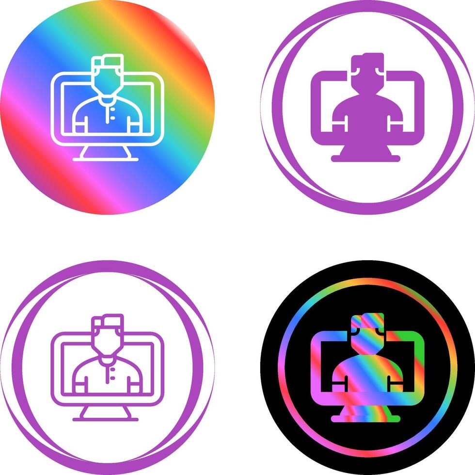 Computer Vector Icon