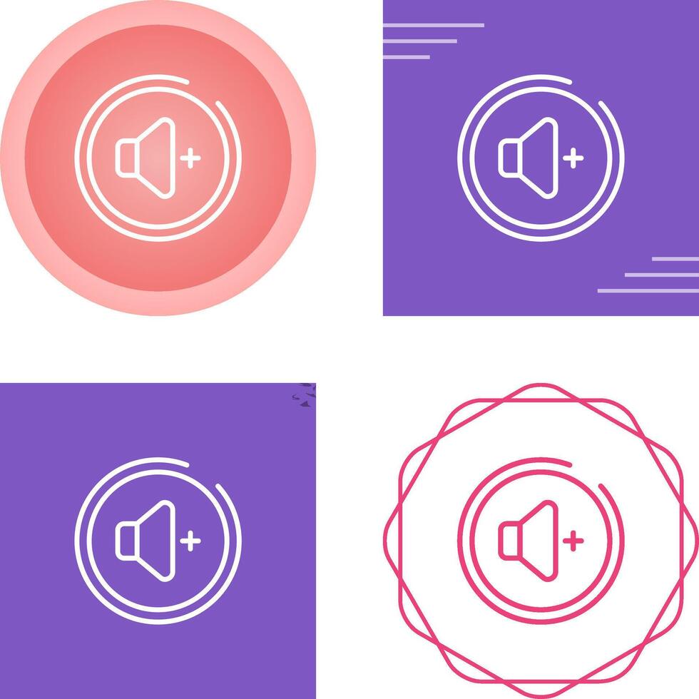 Volume Up Button Vector Icon