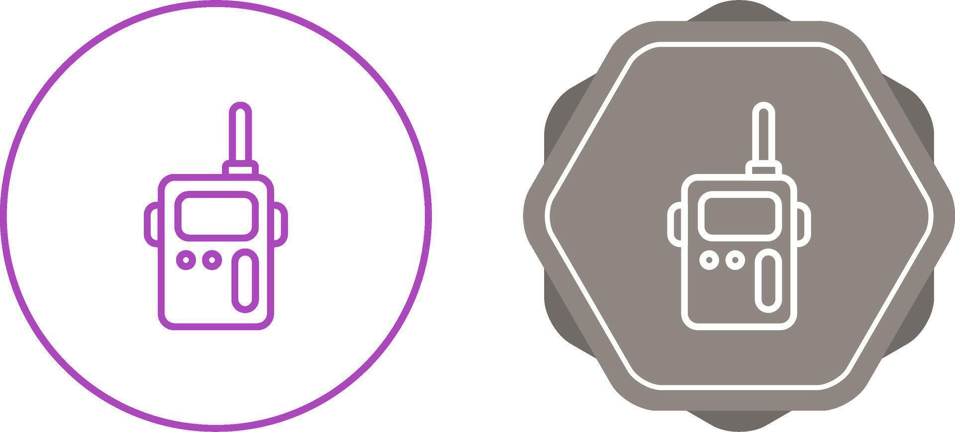 Walkie Talkie Vector Icon