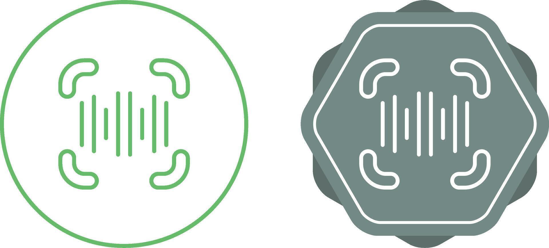 Voice Recognition Vector Icon