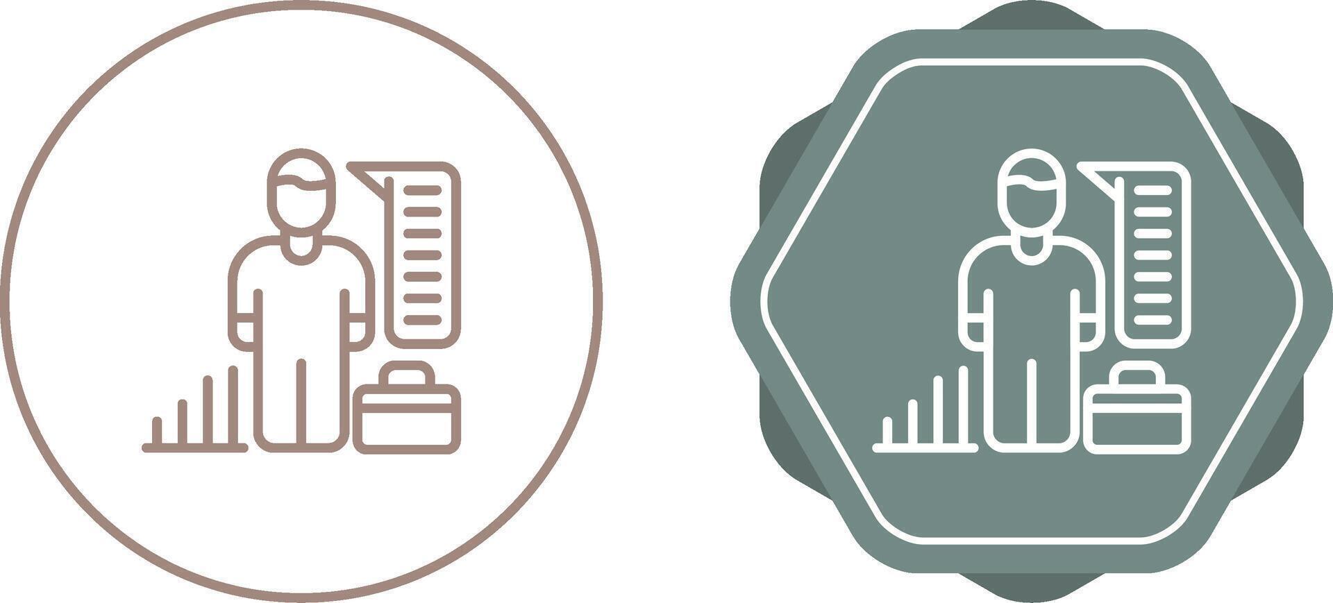HR Analytics Vector Icon