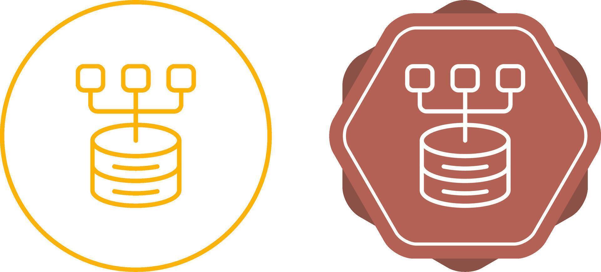 Data Modeling Vector Icon