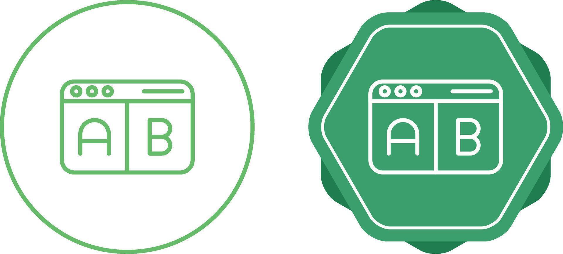 Multivariate Testing Vector Icon