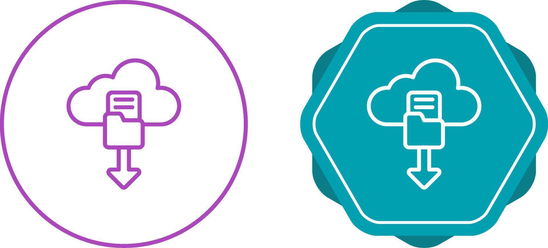 Cloud Security Auditing Vector Icon