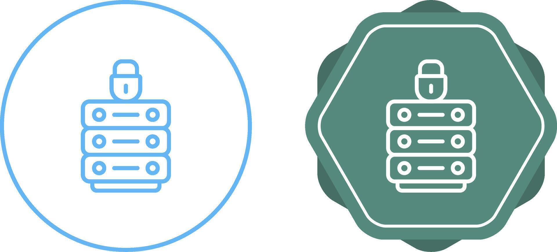 datos intimidad vector icono