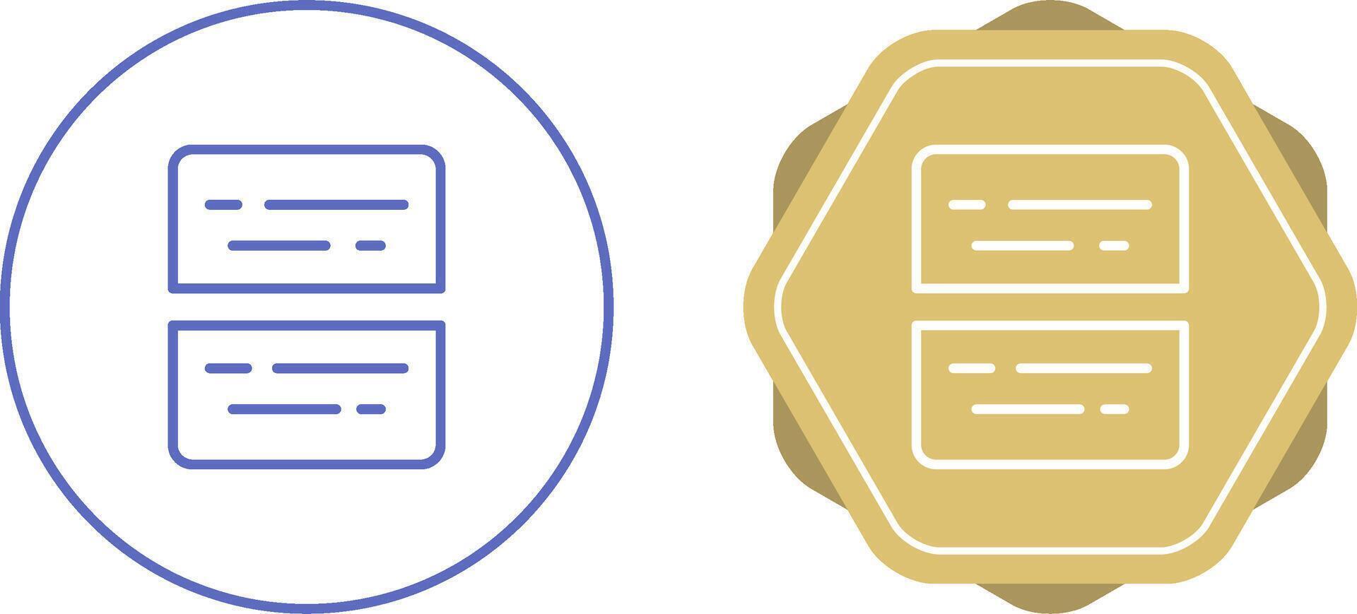 Document Split Vector Icon