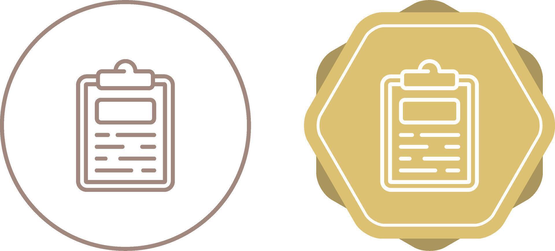 Clipboard Vector Icon