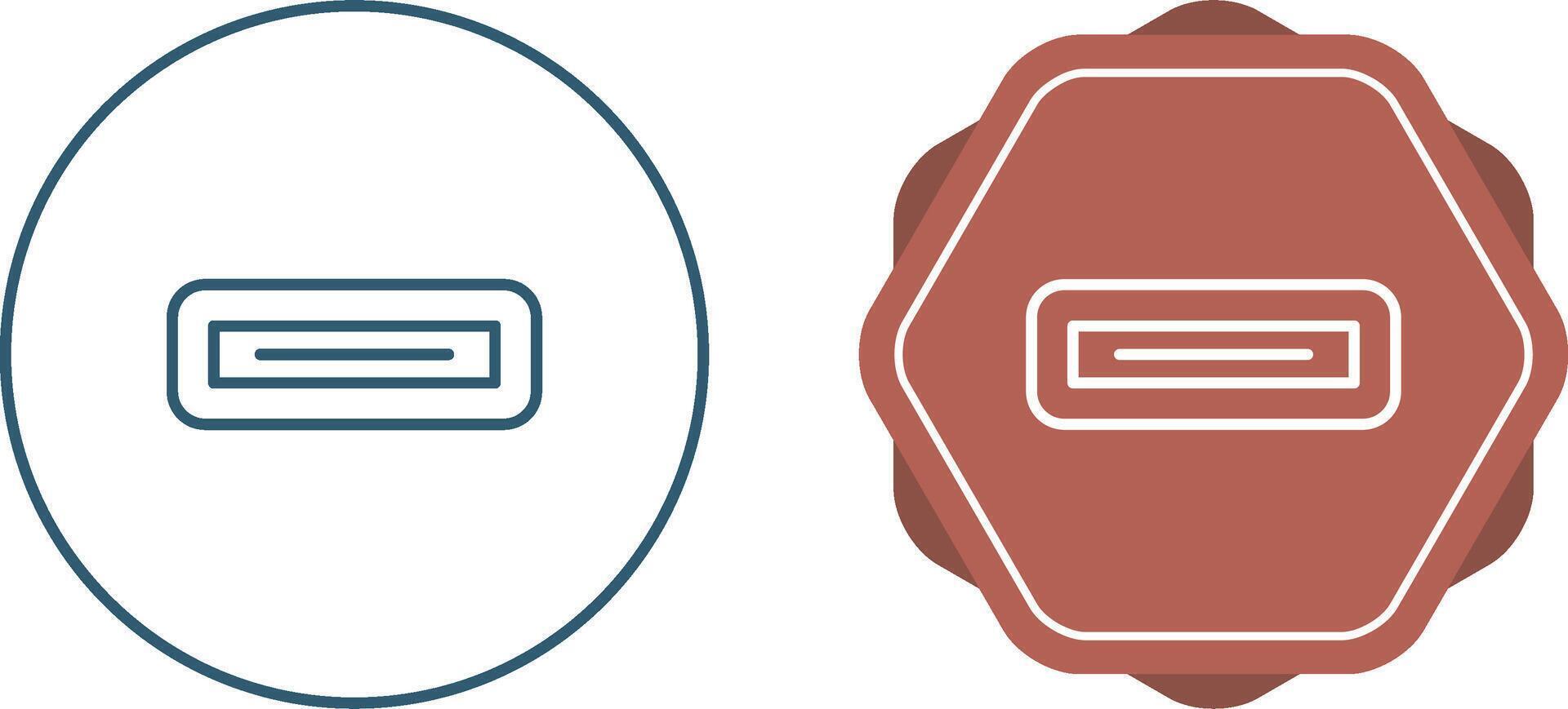 USB Port Vector Icon