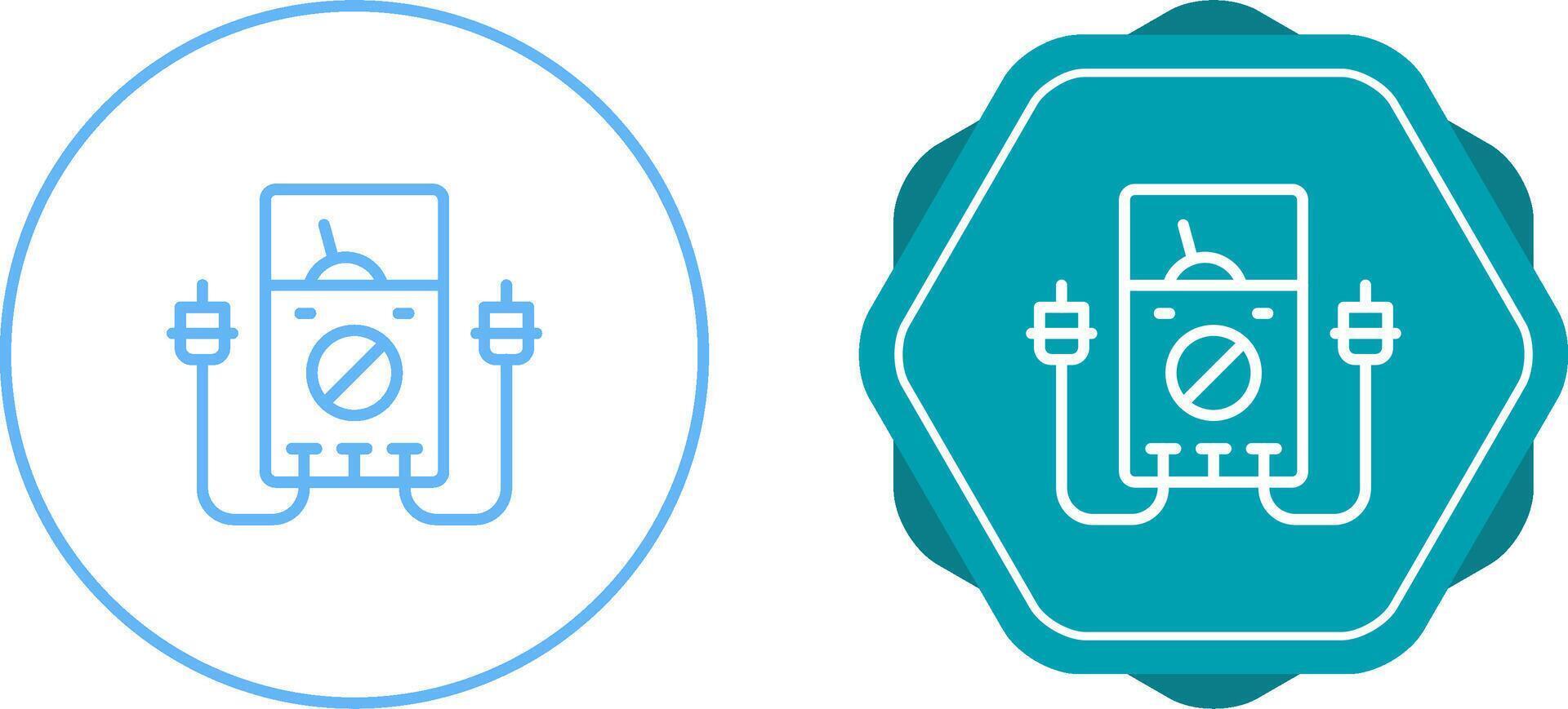 icono de vector de multímetro