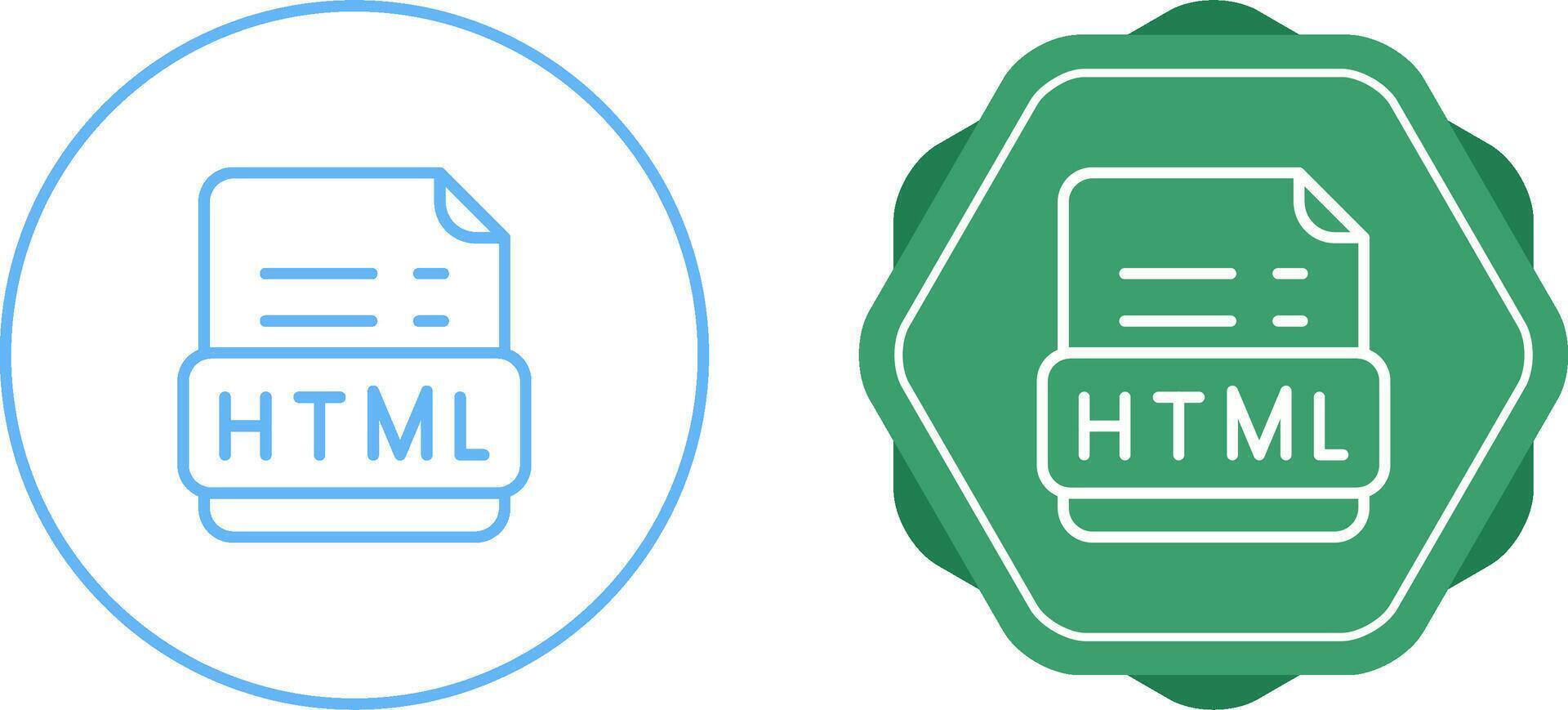 Html Vector Icon