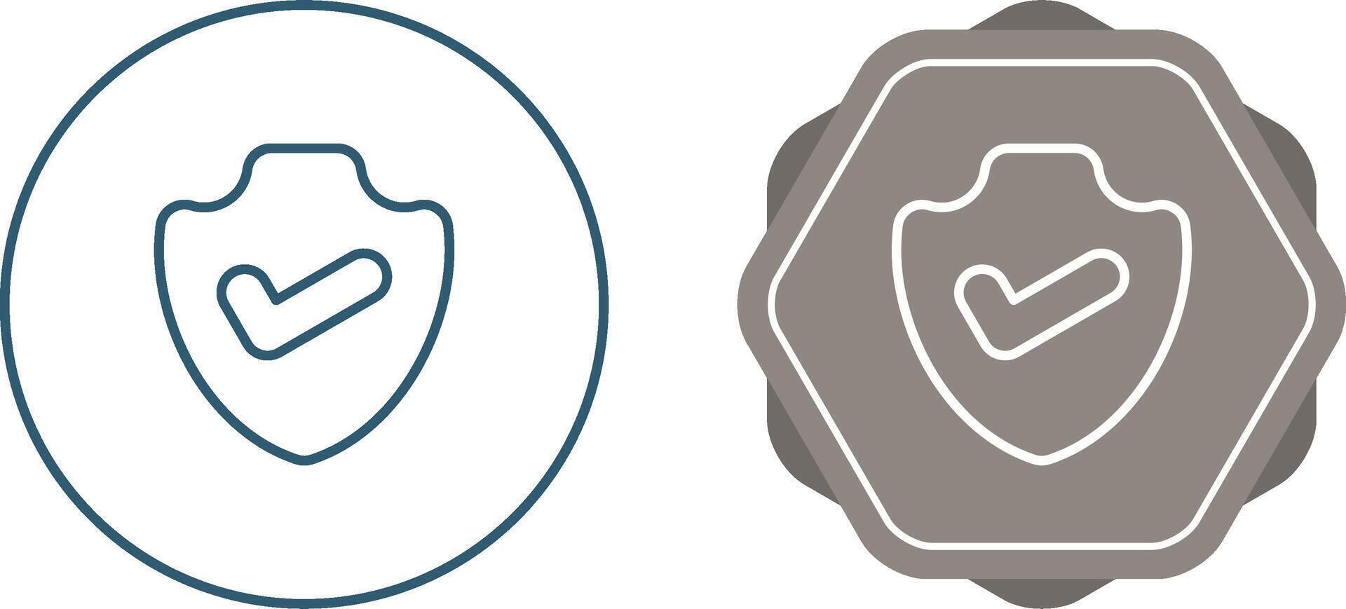 Sheild Check Vector Icon