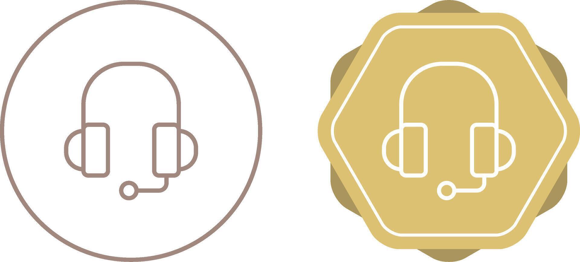 Headset Vector Icon