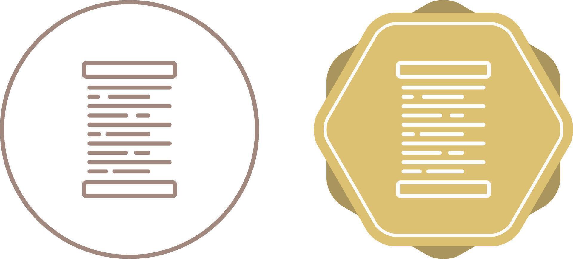 Right Alignment Vector Icon