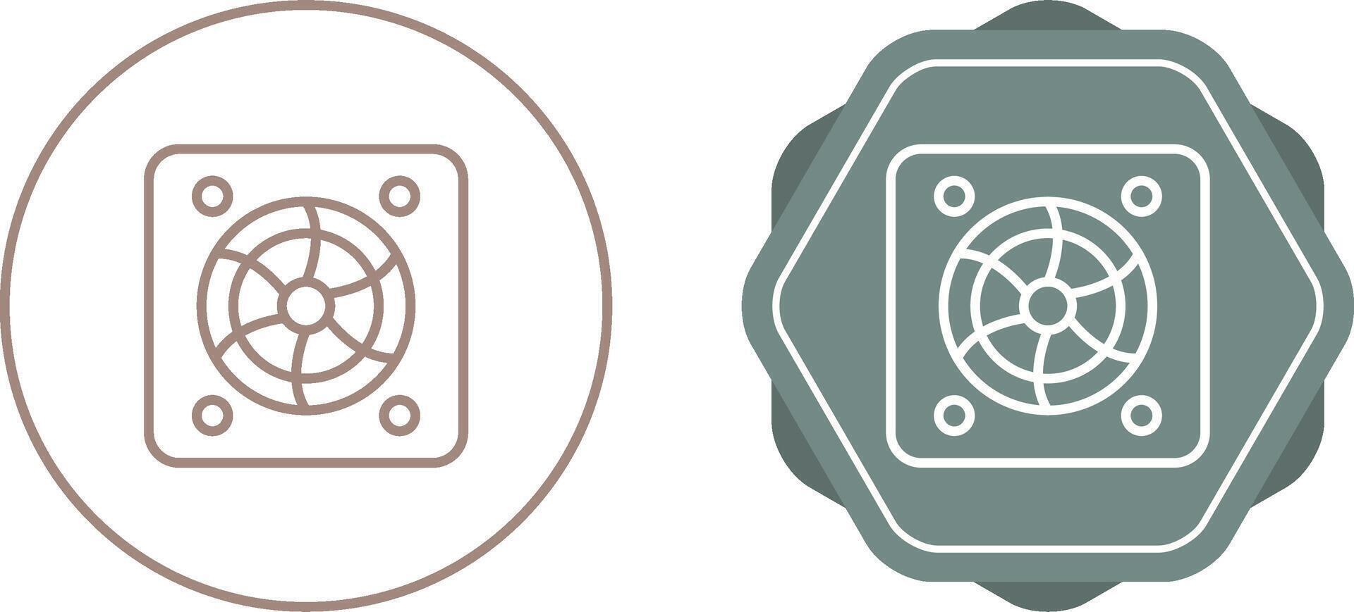 Cooling Fan Vector Icon