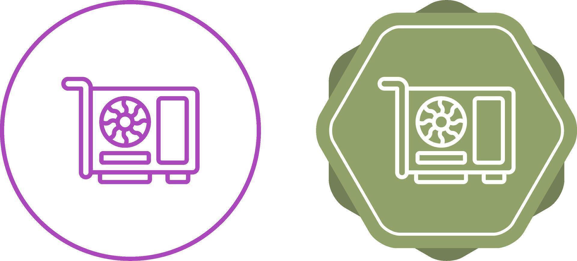 Graphic Card Vector Icon