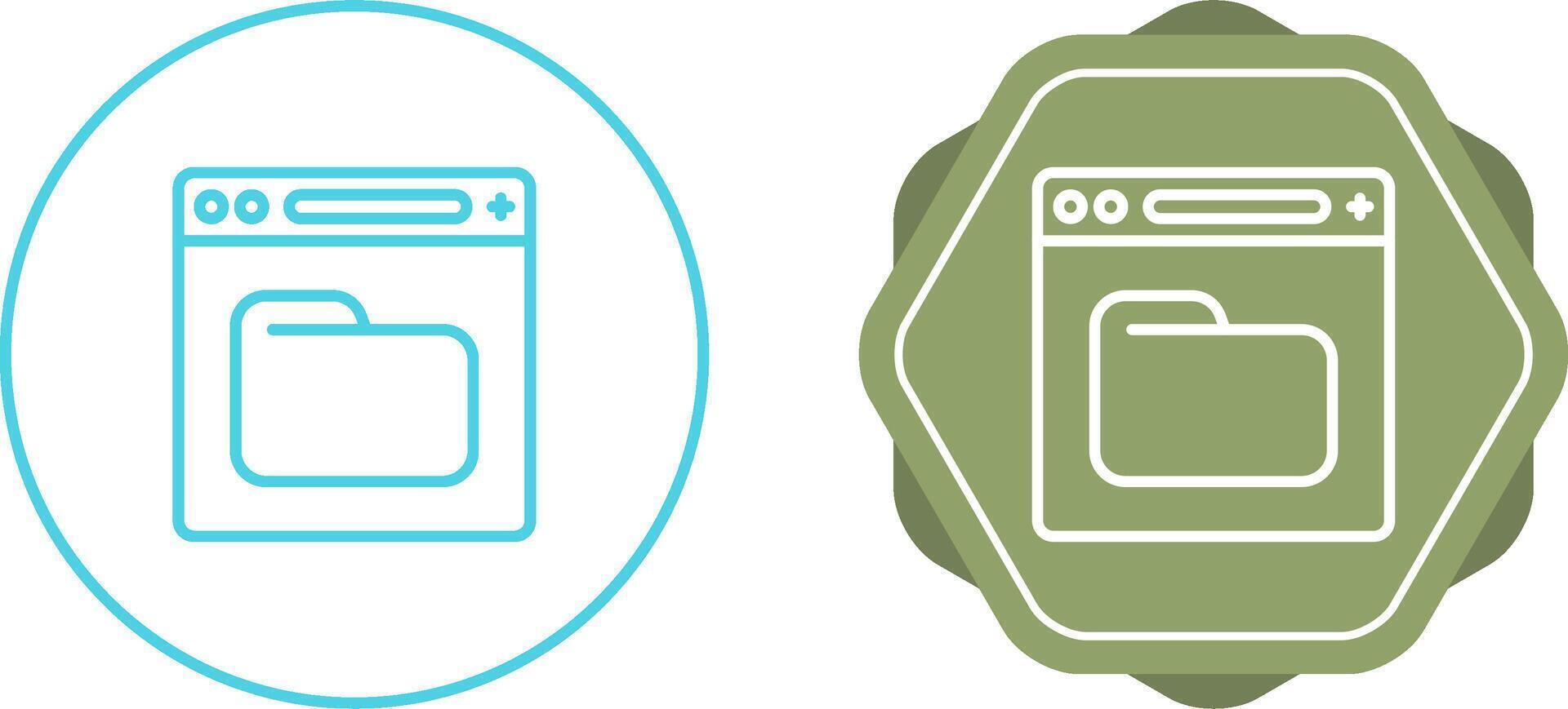 Browser Vector Icon
