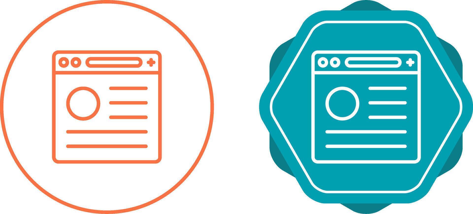 Browser Vector Icon