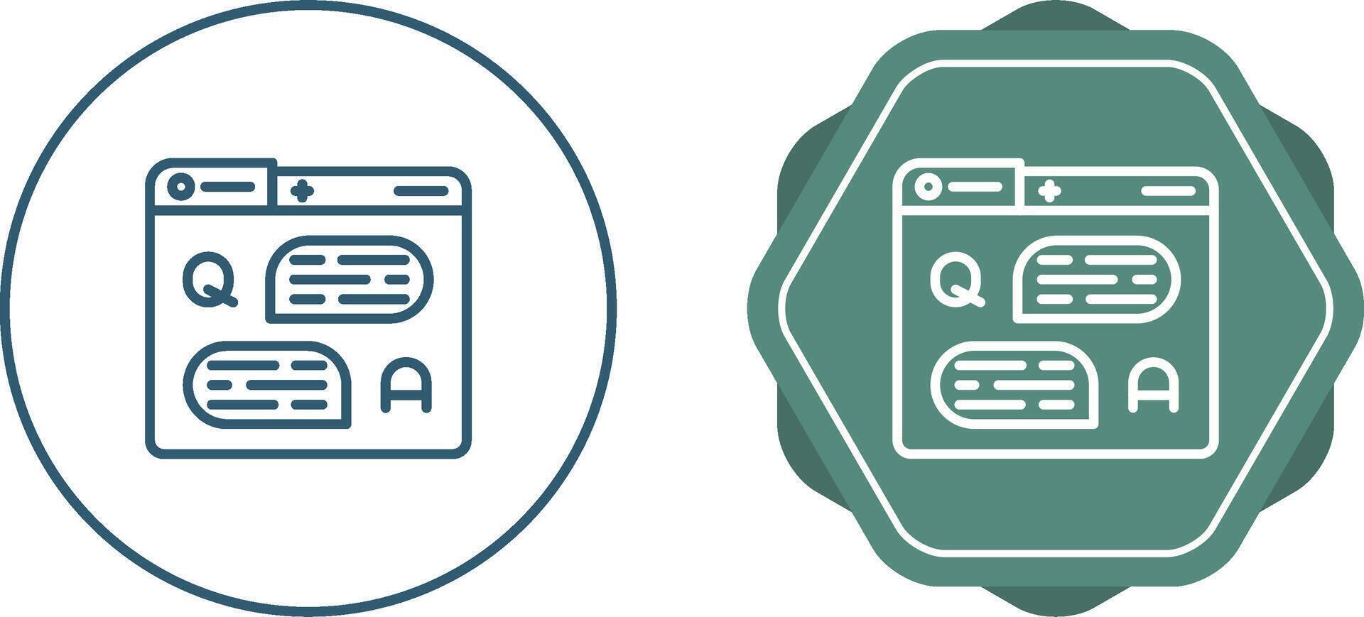 Forum Vector Icon