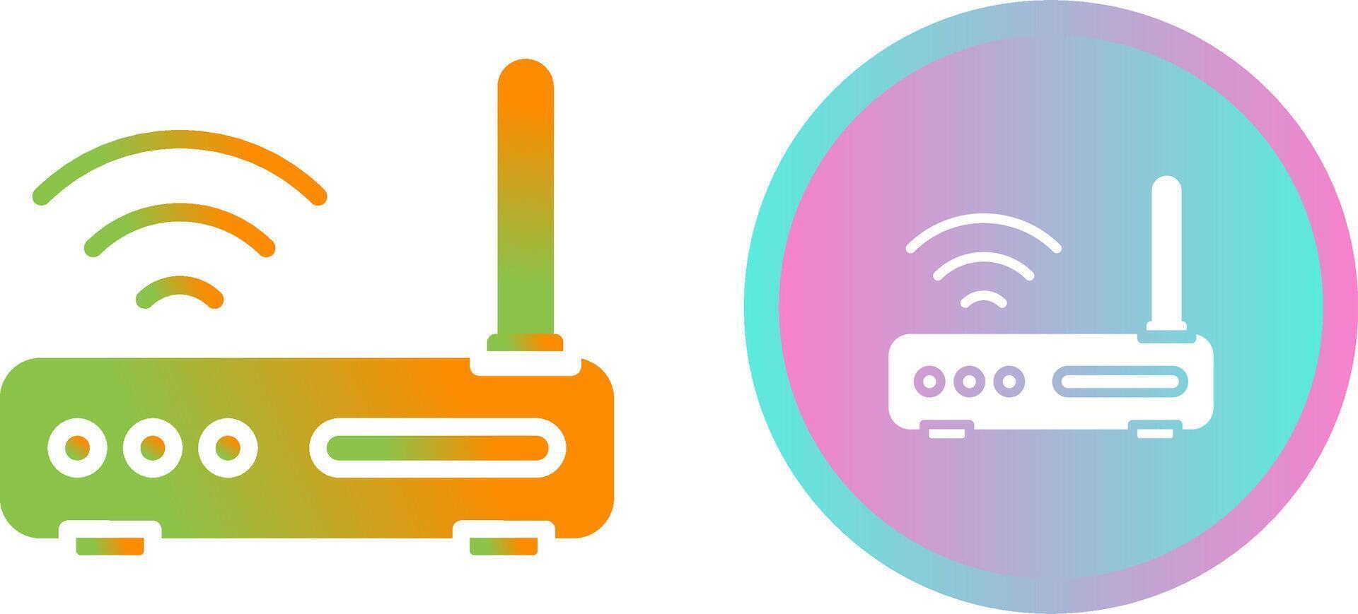 Wi-Fi Router Vector Icon