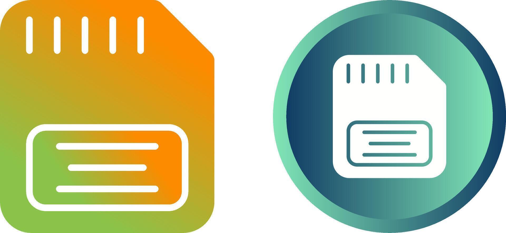 Memory Card Vector Icon