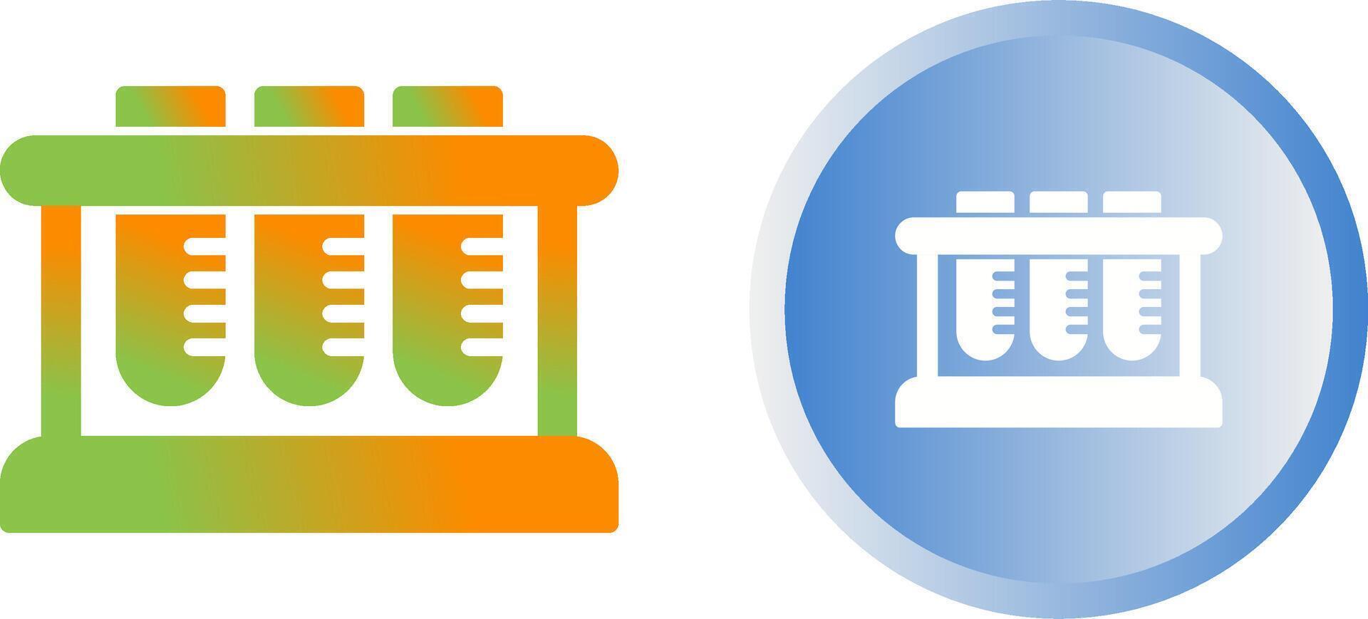 Test Tube Rack Vector Icon