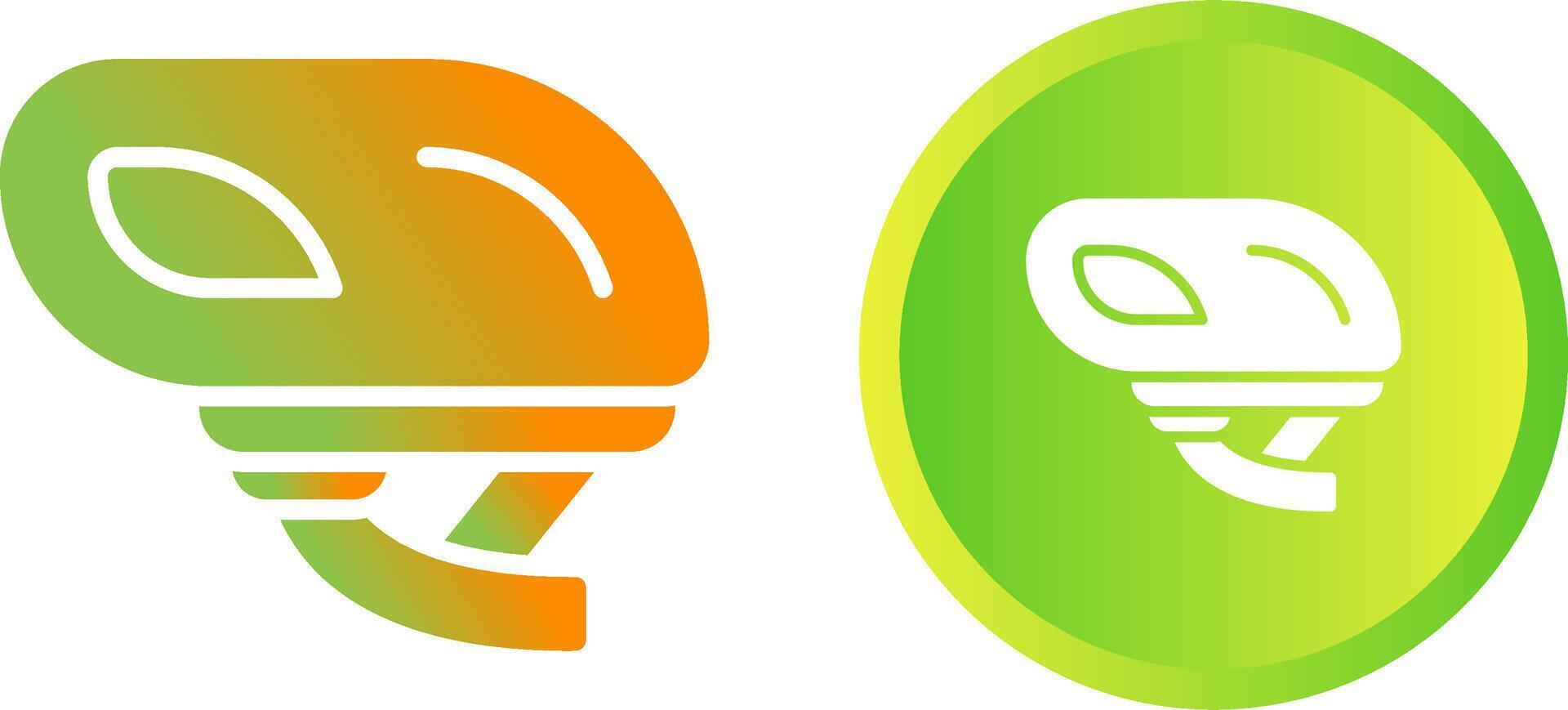 Smart Bike Helmet Vector Icon