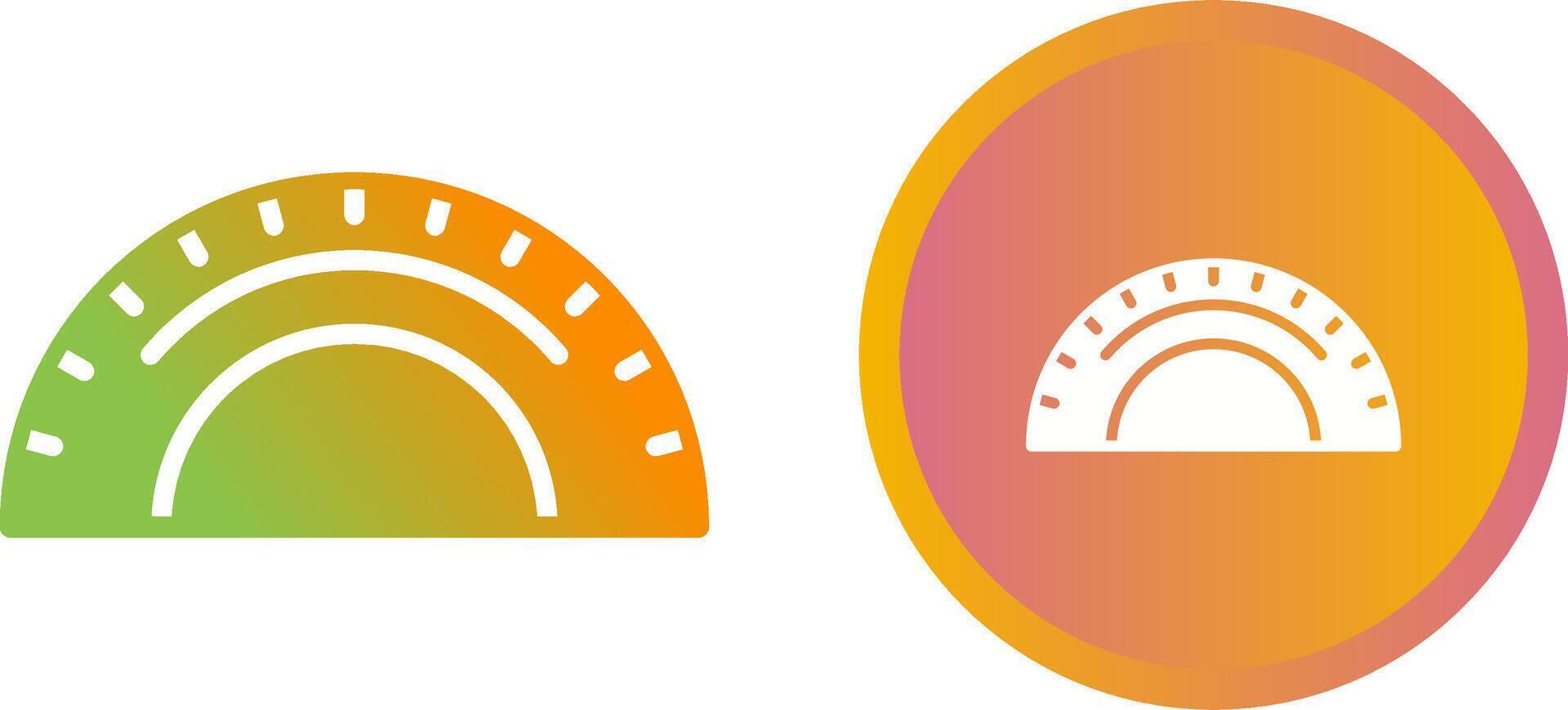 Protractor Vector Icon