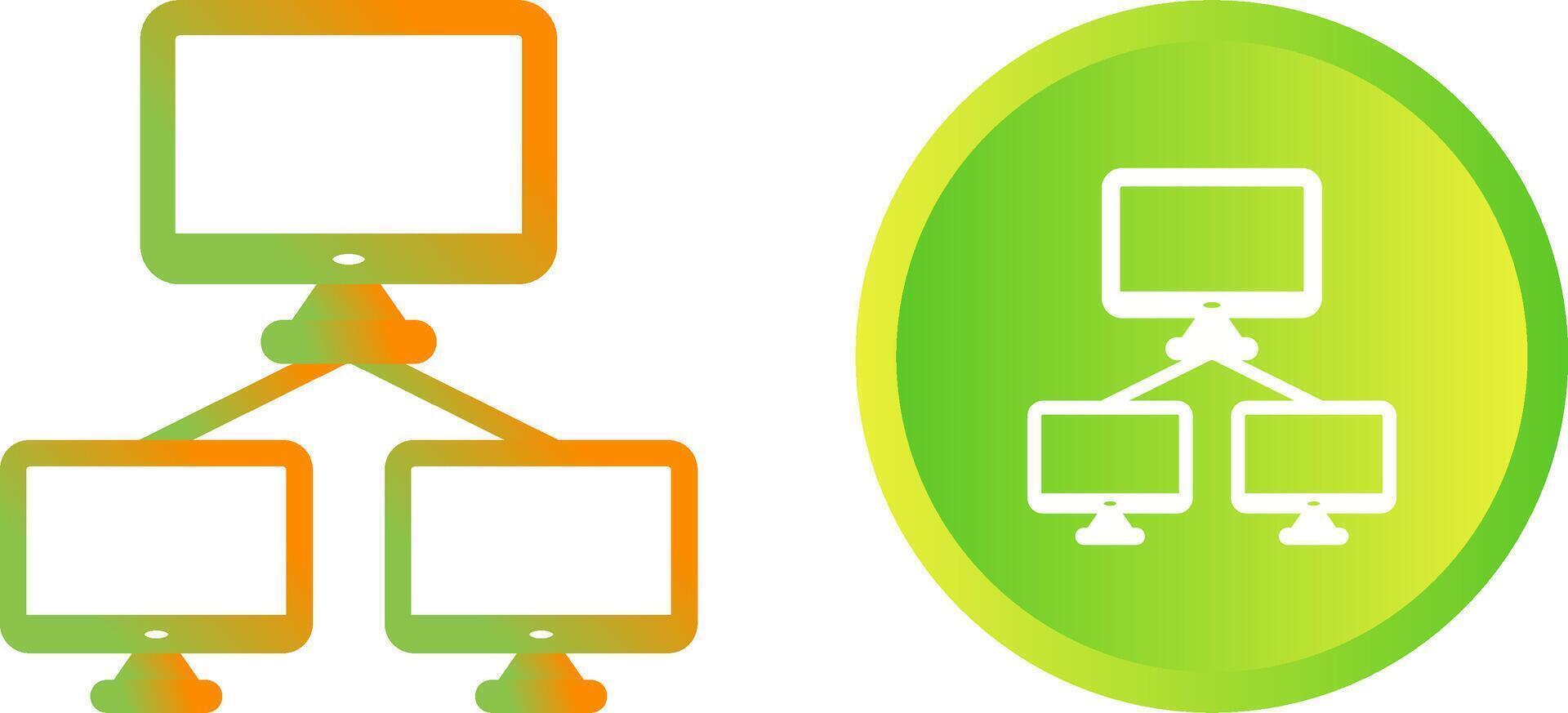Network Monitoring Vector Icon