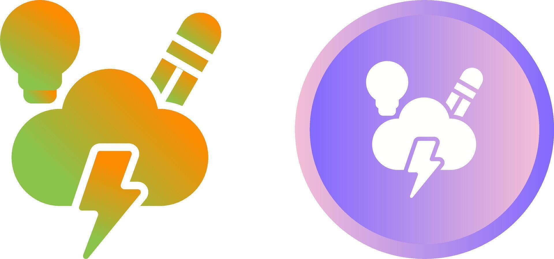 Brainstorming Vector Icon