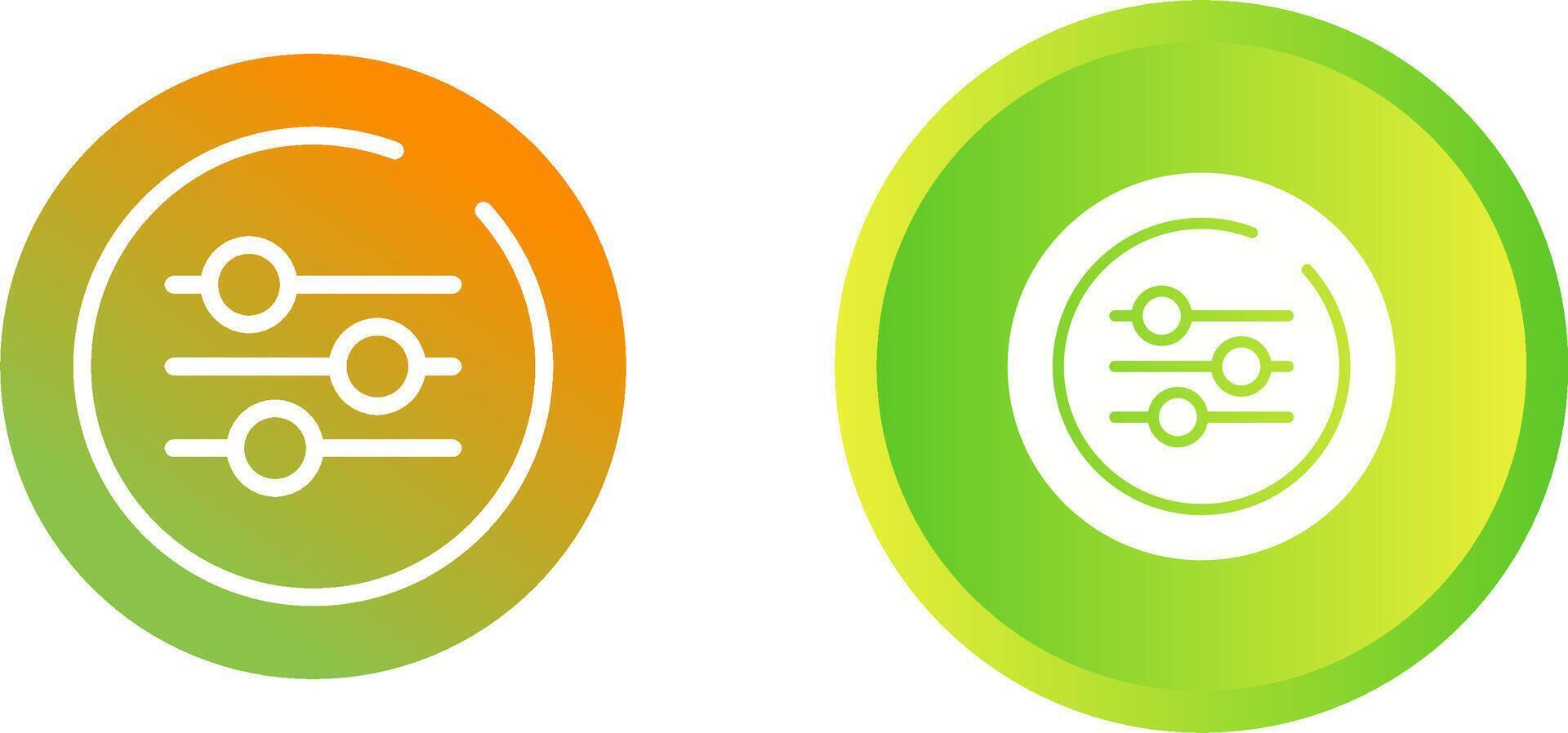 Equalizer Circle Vector Icon