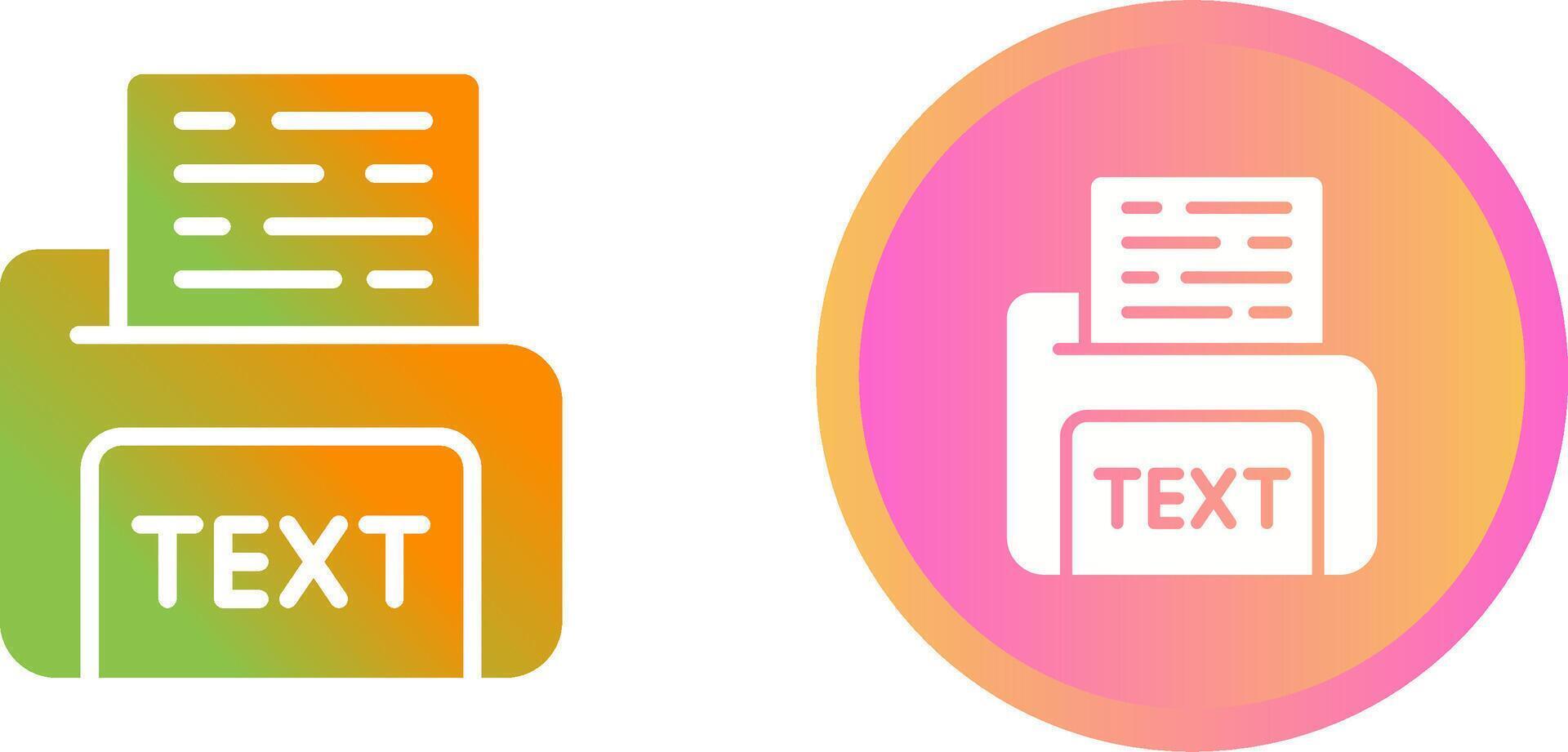 Text File Vector Icon 40916535 Vector Art at Vecteezy