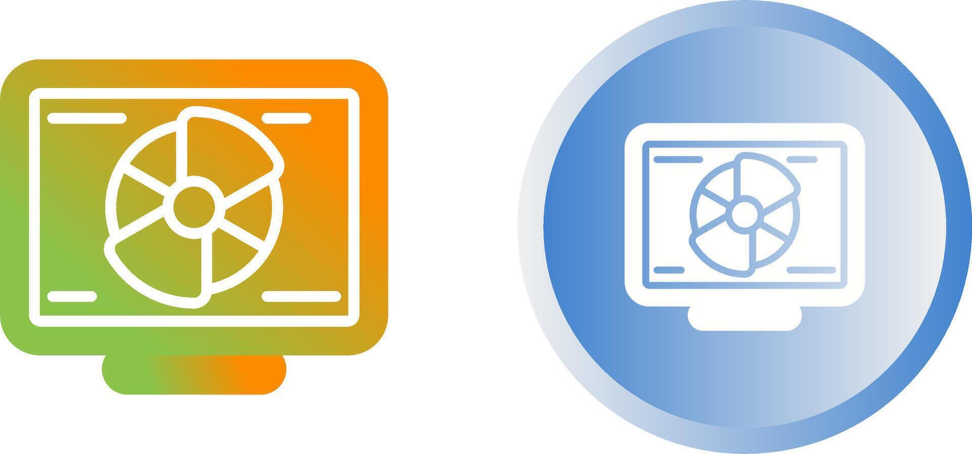 Color Wheel Vector Icon