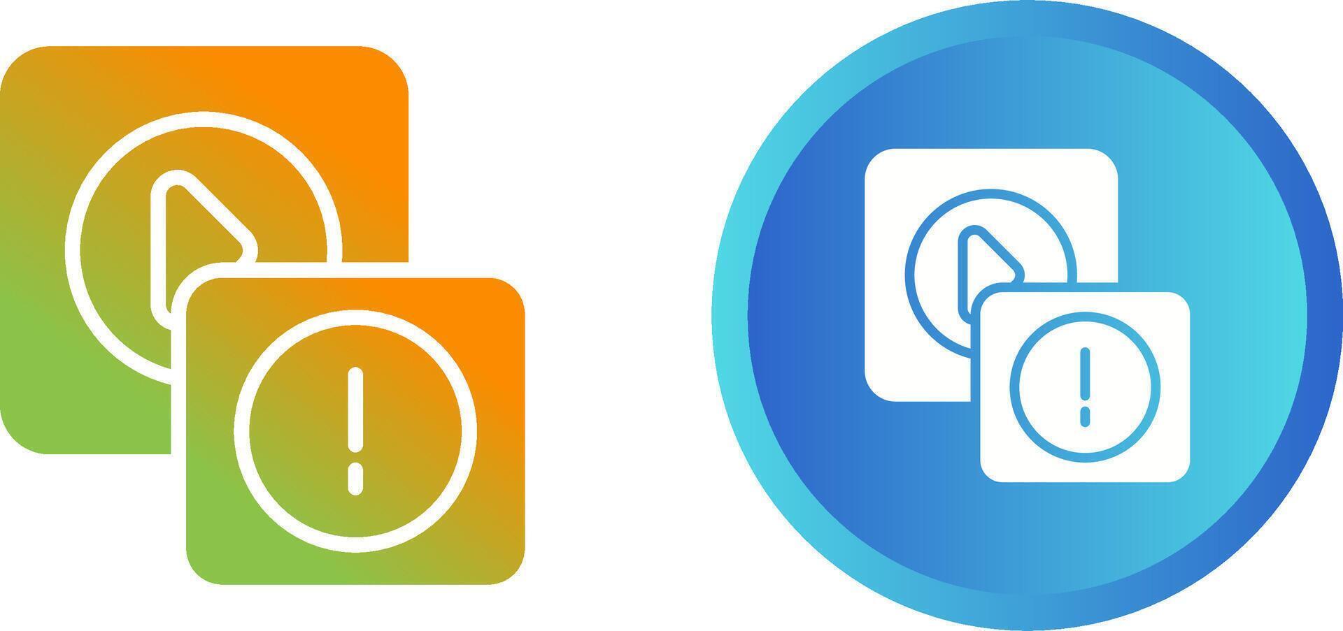 Error Vector Icon