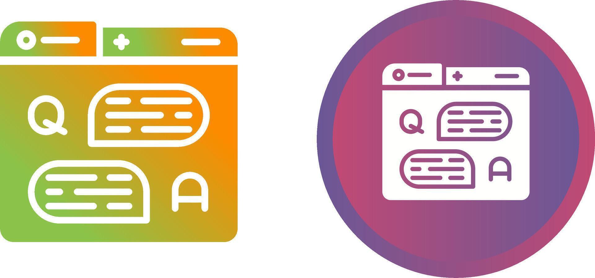 Forum Vector Icon
