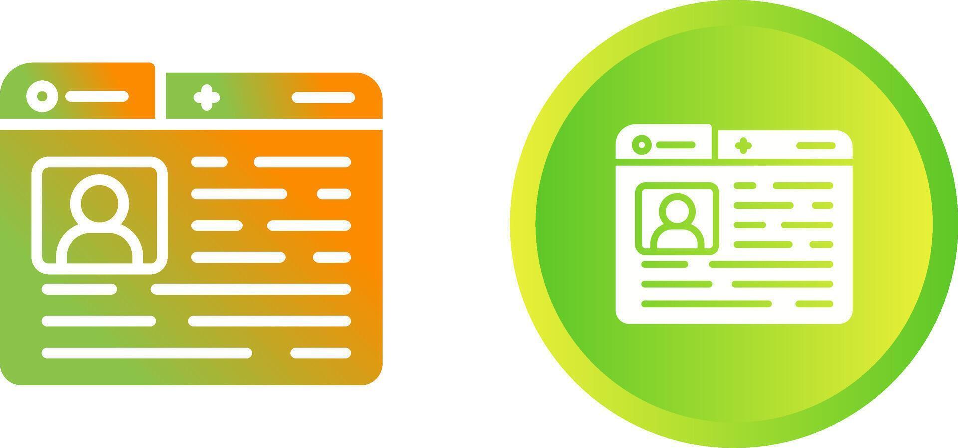 Profile Vector Icon